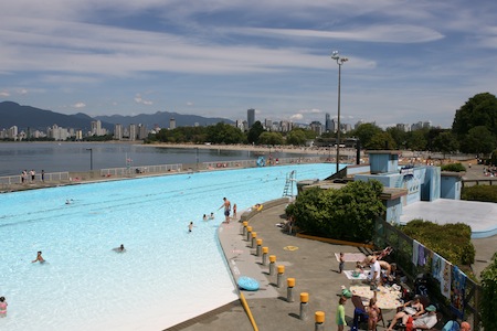 Kitsilano Beach and Pool in Vancouver