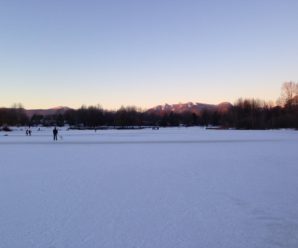 Trout Lake frozen