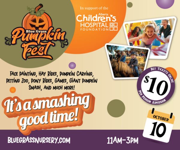 Blue Grass Nursery Halloween Pumpkin Fest (Family Fun Calgary)