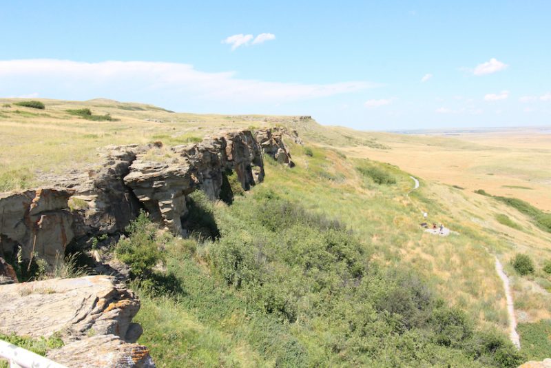 Salto de búfalo con la cabeza destrozada (Diversión familiar en Calgary)