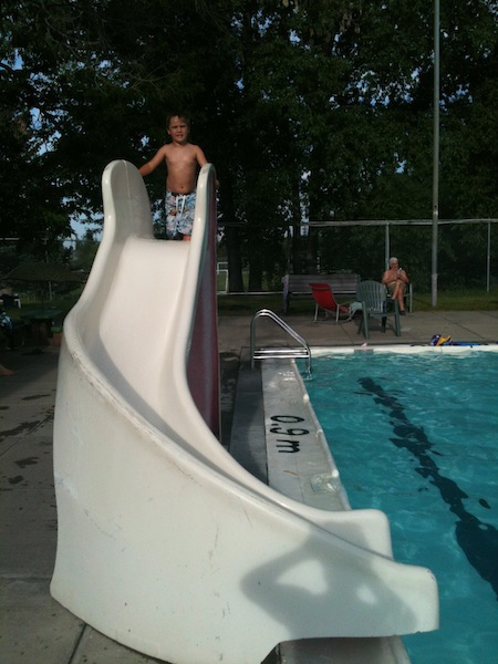 Tobogán de la piscina del sur de Calgary