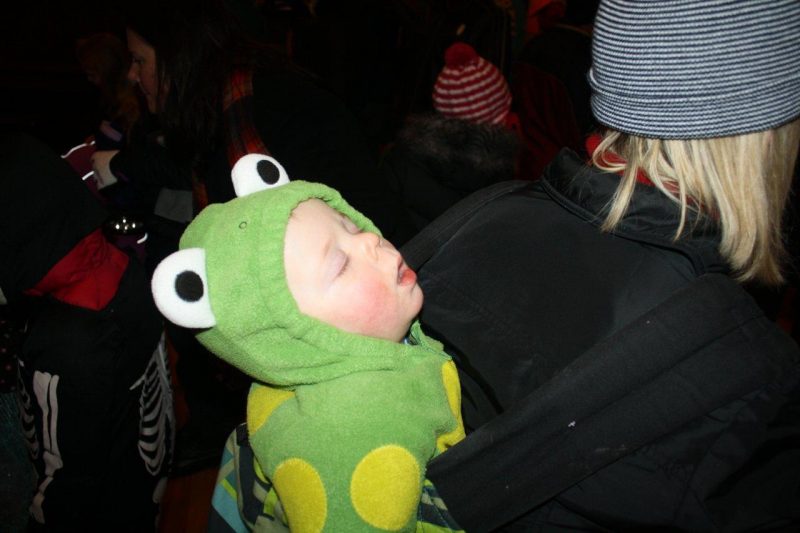 Tuckered Out Froggy