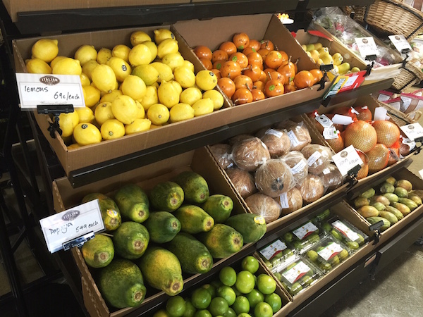 Spinelli Italian Centre Shop fruit stand