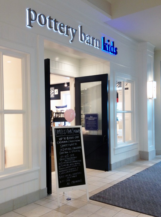 Pottery Barn Kids à Chinook Centre, Calgary AB (Family Fun Canada)