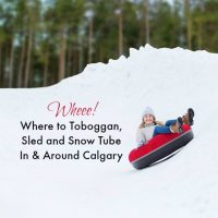 Boiron Canada (Family Fun Calgary)가 수여하는 캘거리와 그 주변의 썰매, 썰매 및 스노우 튜브