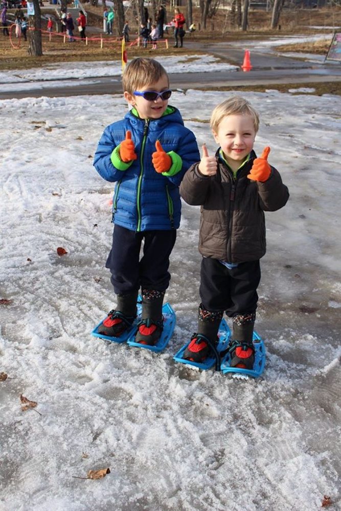 Snowshoe Rentals at Bow Habitat Station Family Fun Calgary