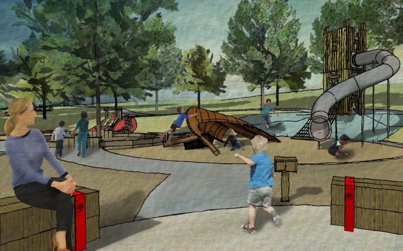 Nouveau terrain de jeu Parc de la Confédération Calgary