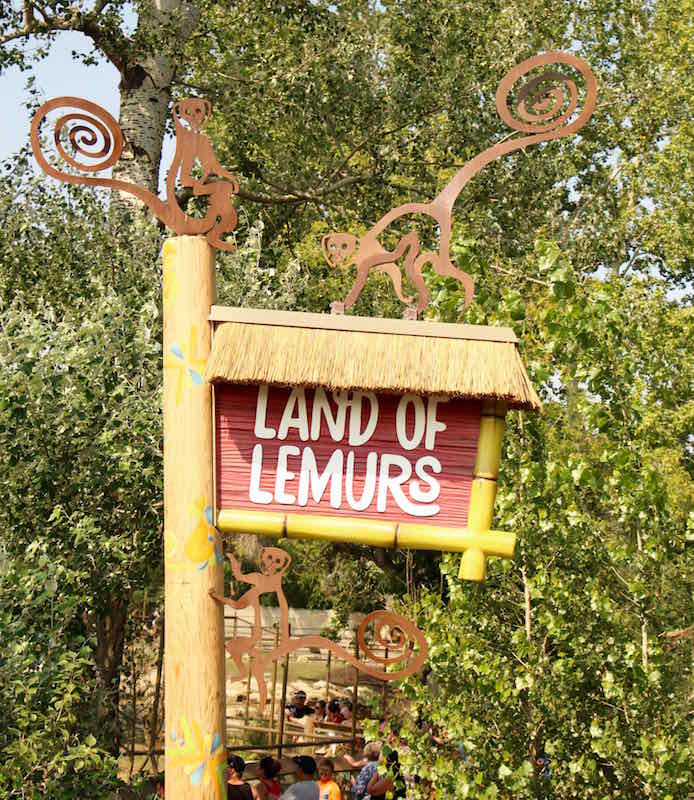 Land of Lemurs Sign (Family Fun Calgary)