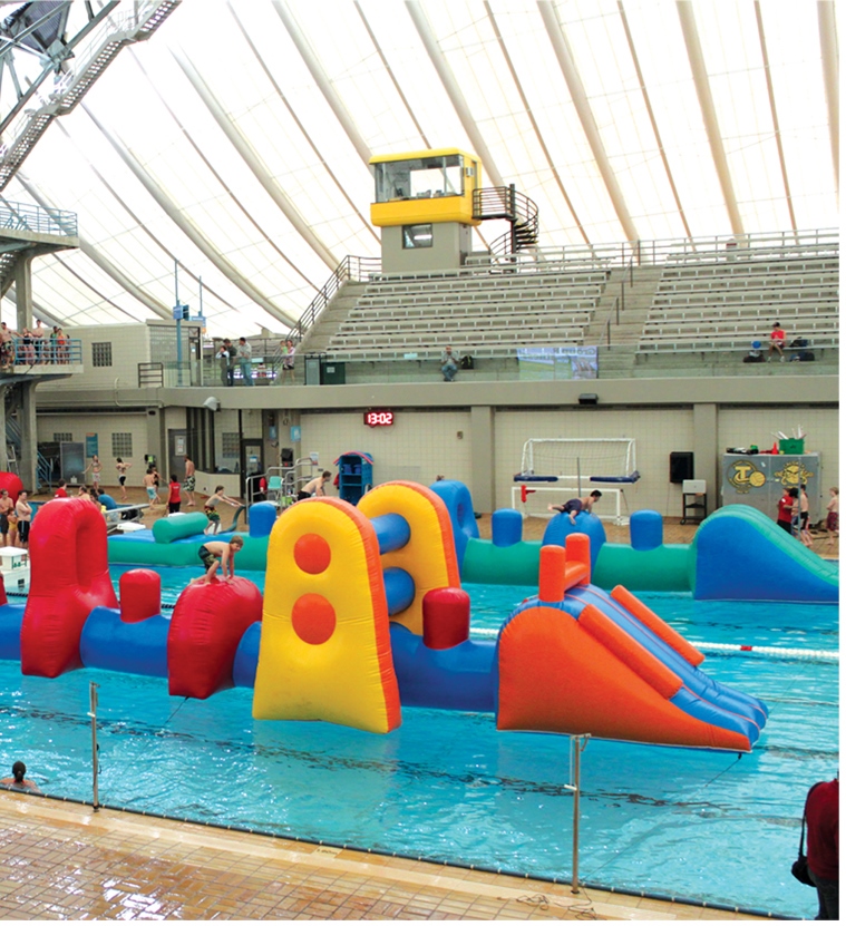 They're Back! Floatables at Repsol Sport Centre