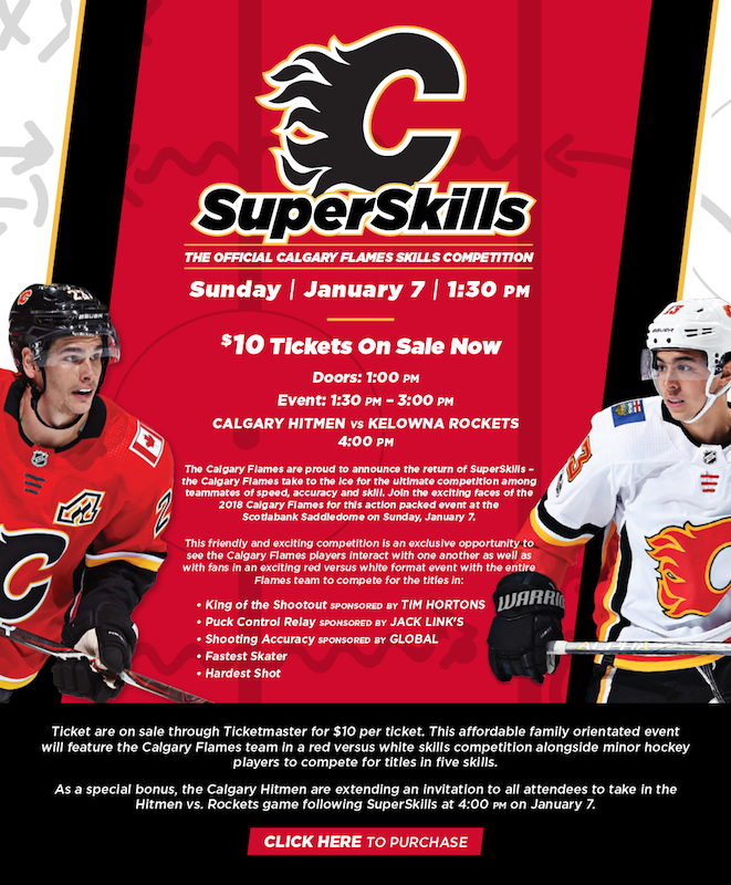 Calgary Flames SuperSkills Competition (Family Fun Calgary)