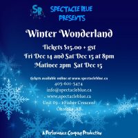 Spectacle Blue Winter Wonderland (Divertissement en famille à Calgary)