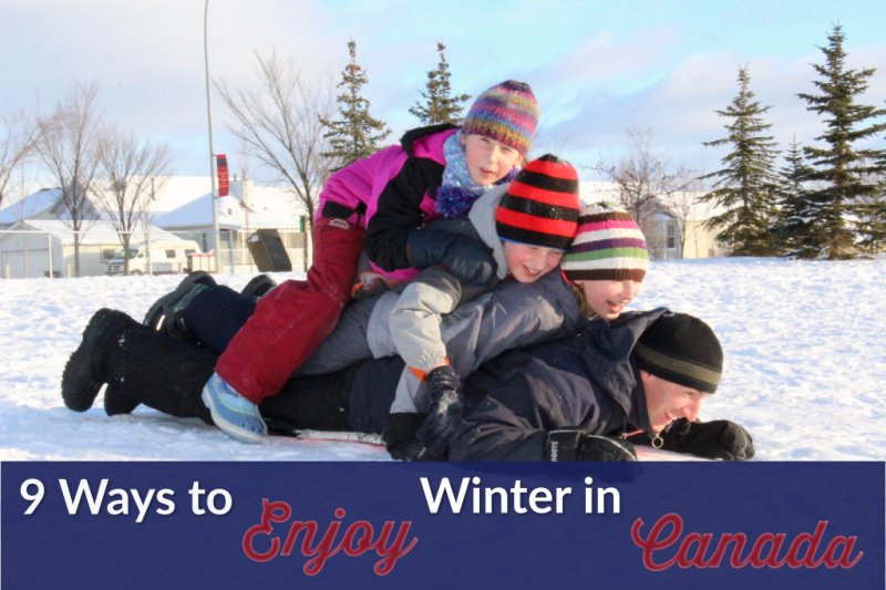 Genießen Sie den Winter in Kanada (Familienspaß Calgary)