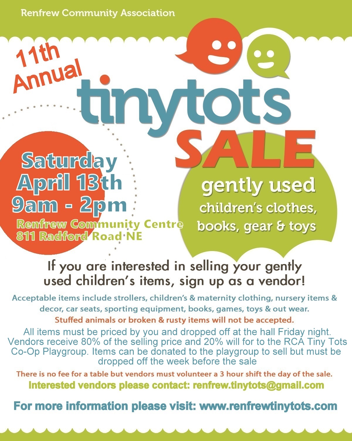 Tiny Tots Sale (Family Fun Calgary)