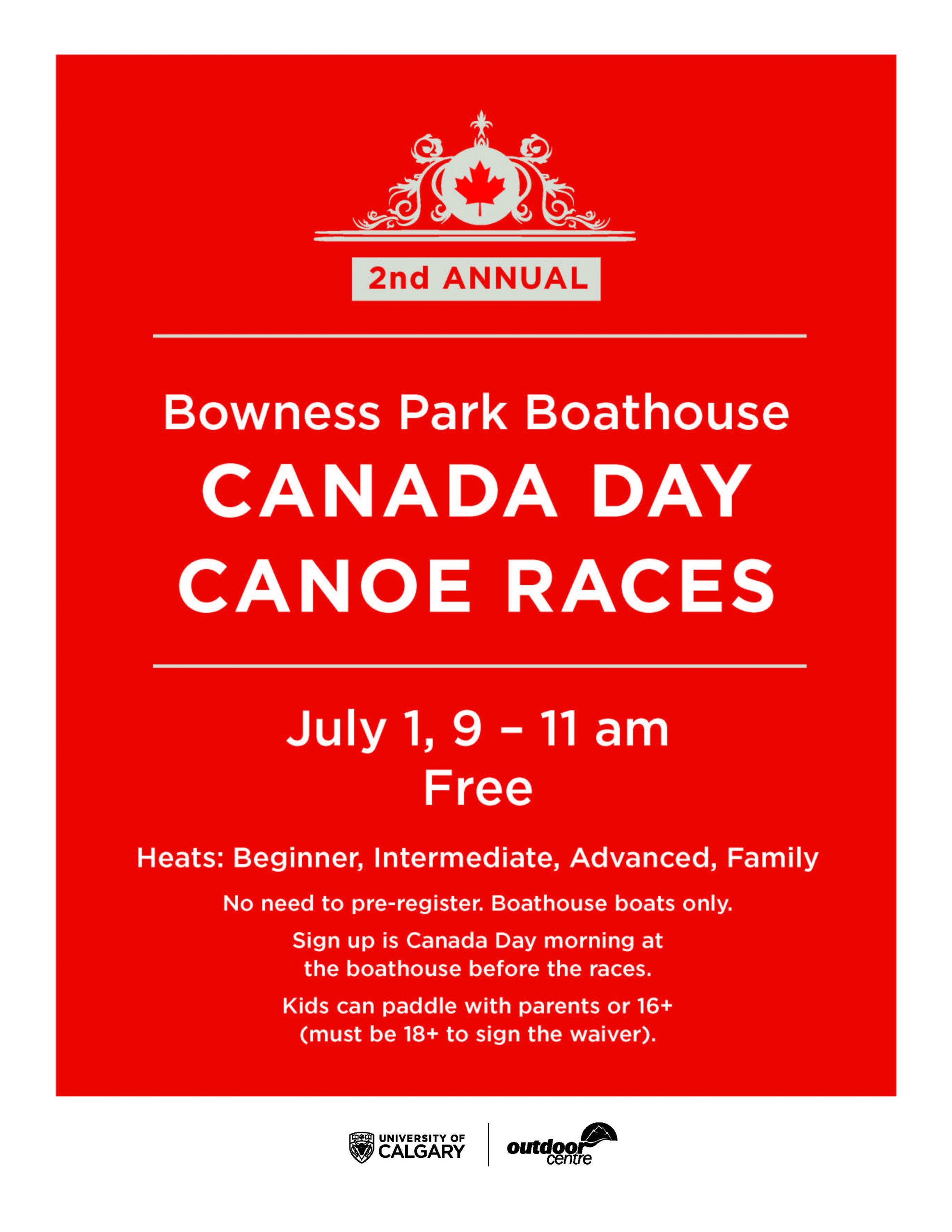 Canada Day Canoe Races (Family Fun Calgary)