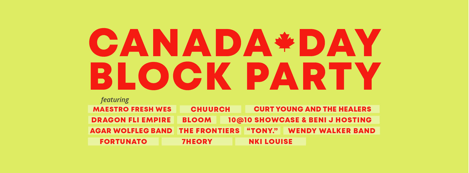 Canada Day Block Party (Family Fun Calgary)
