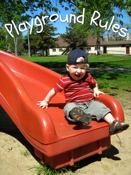 Spielplatzregeln (Familienspaß Calgary)