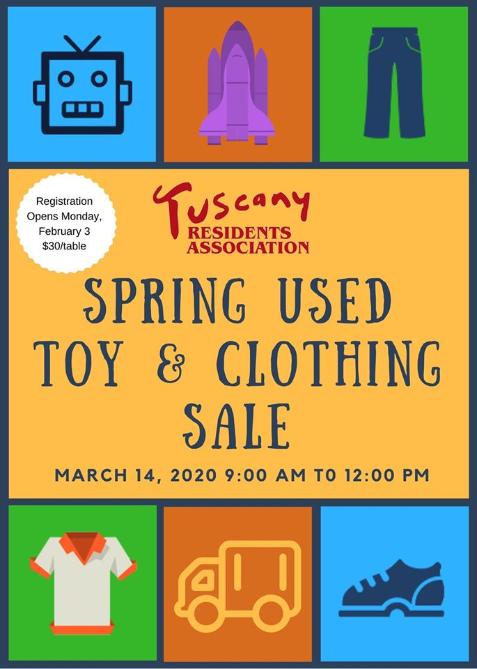 Tuscany Used Toy and Clothing Sale (Family Fun Calgary)