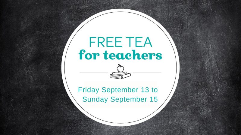 Free DAVIDsTEA Teachers (Family Fun Calgary)