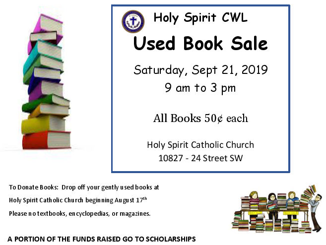 Holy Spirit Catholic Church - Verkauf gebrauchter Bücher (Family Fun Calgary)
