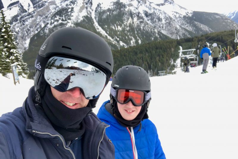 Skifahren (Familienspaß Calgary(