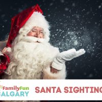 Avistamentos do Papai Noel (diversão para a família em Calgary)