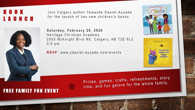 Heritage Christian Academy Buchvorstellung (Family Fun Calgary)