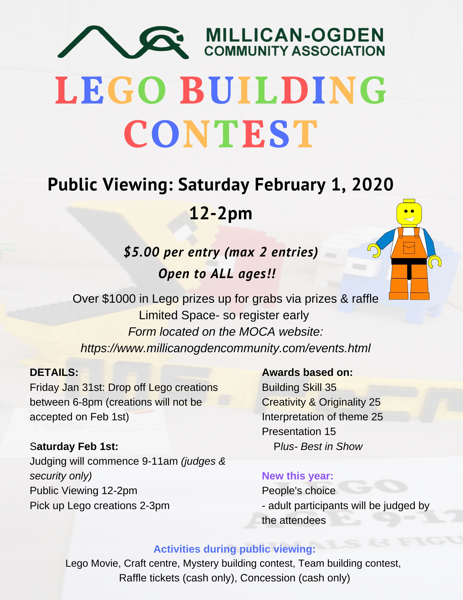 Millican Ogden Lego Contest (Family Fun Calgary)