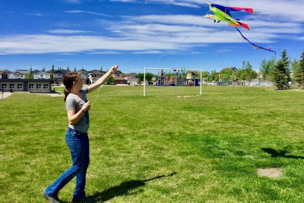 公園放風箏（家庭樂趣卡爾加里）