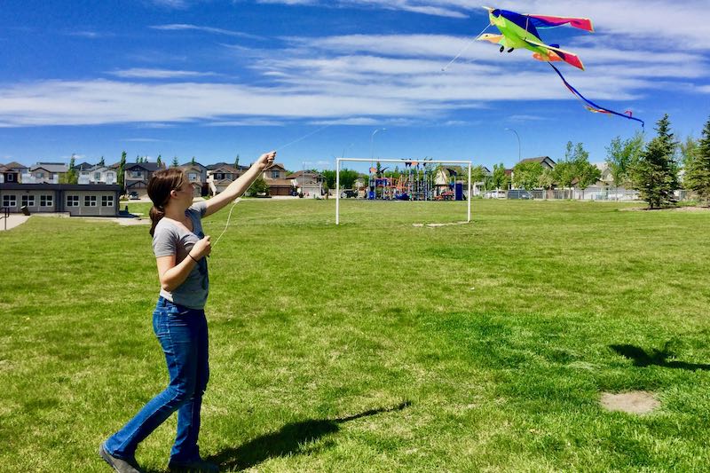Park Kite Flying (Family Fun Calgary)