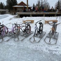 Bowness Park Ice Bikes (Family Fun Calgary)