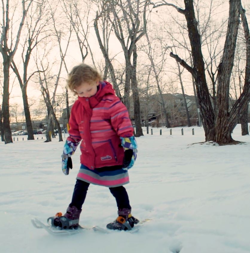Snowshoe Rentals at Bow Habitat Station Family Fun Calgary