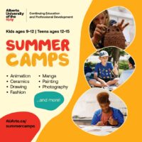 AUArts Summer Camps (Family Fun Calgary)