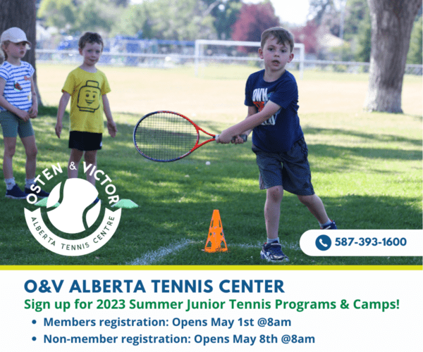 Acampamentos de verão do Alberta Tennis Center (Family Fun Calgary)