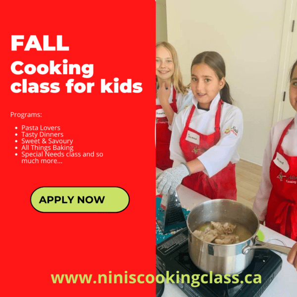 Nini's Cooking Class Fall Programs (Family Fun Calgary)