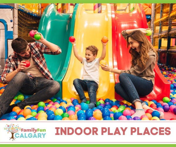 Playgrounds cobertos (diversão em família Calgary)