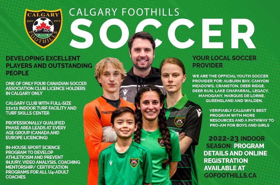 Programas de otoño de Calgary Foothills Soccer (Family Fun Calgary)