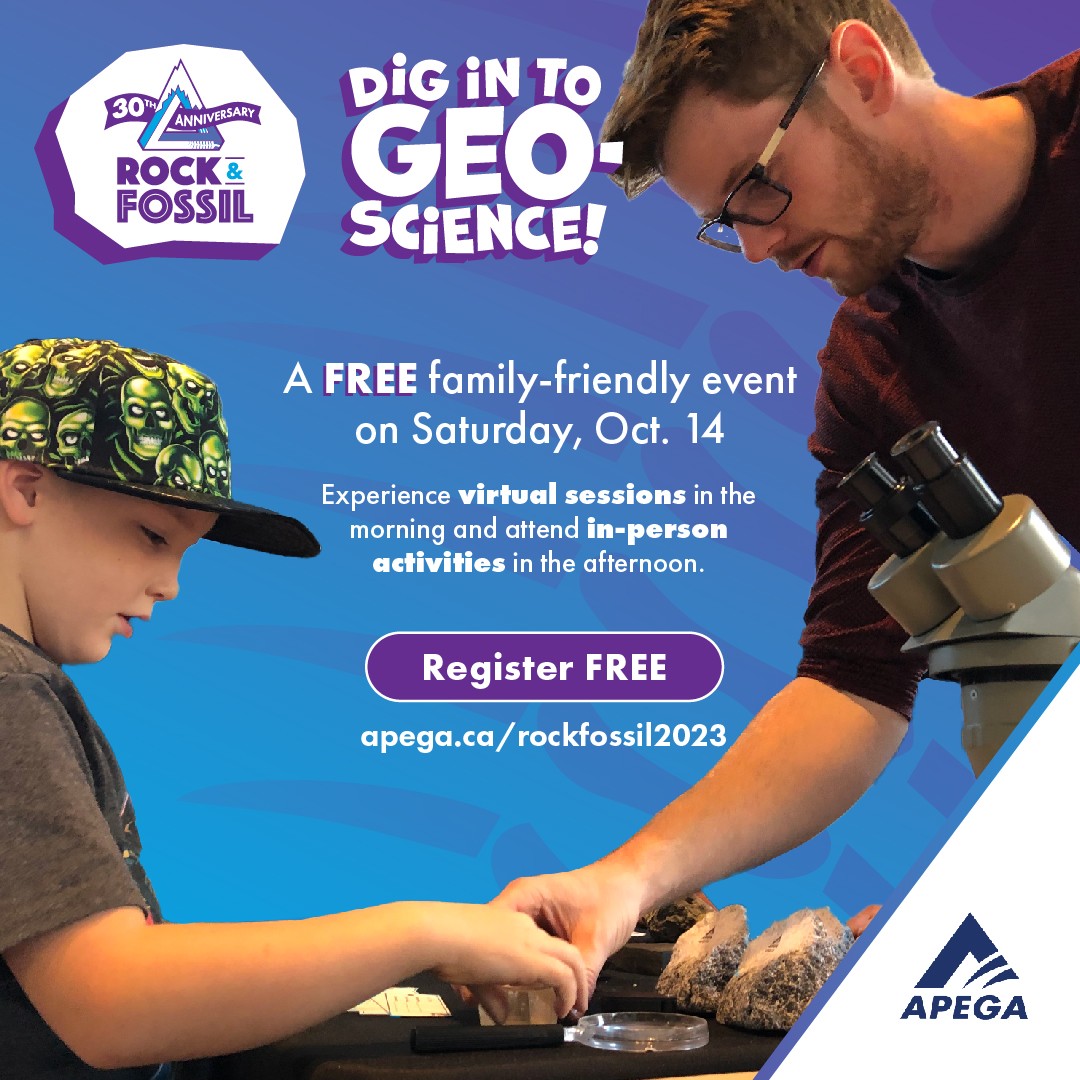 APEGA Rock and Fossil Clinic (Family Fun Calgary)