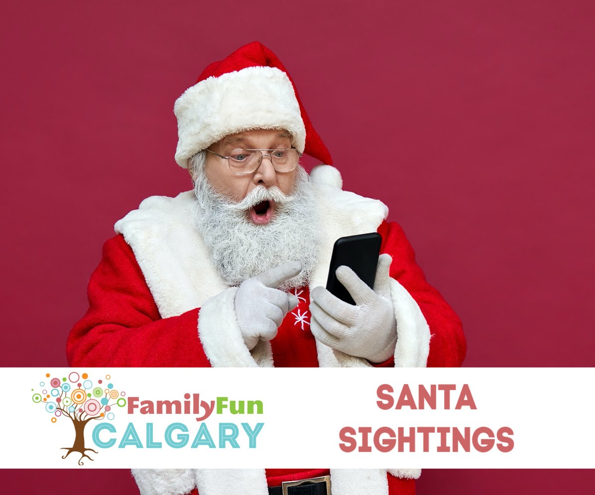 Weihnachtsmann-Sichtungen (Familienspaß Calgary)