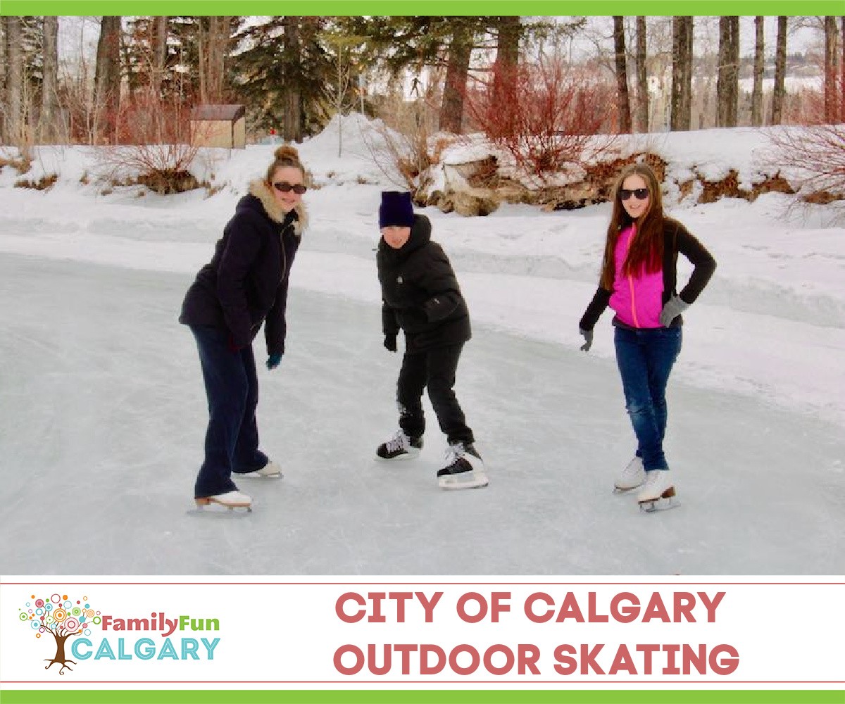 Pistas de patinaje al aire libre de la ciudad de Calgary (diversión familiar en Calgary)