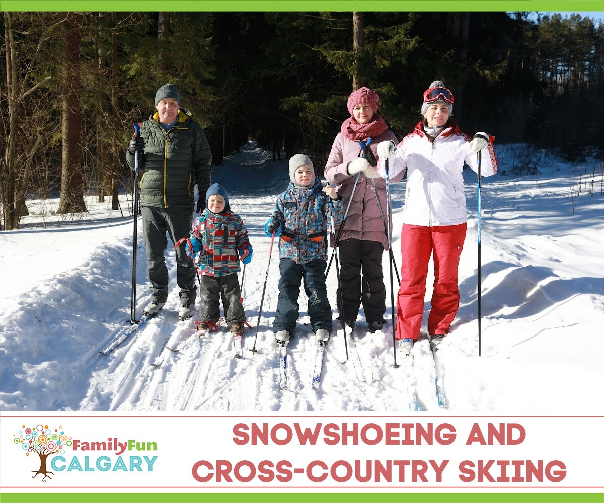 스노슈잉 및 크로스컨트리 스키(Family Fun Calgary)