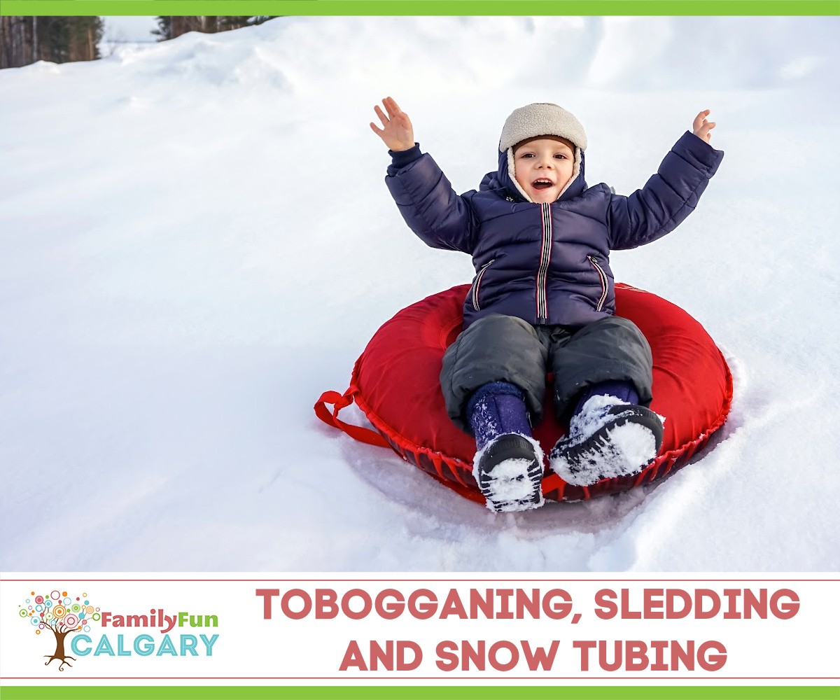 Tobogán, trineo y tubo de nieve (Family Fun Calgary)