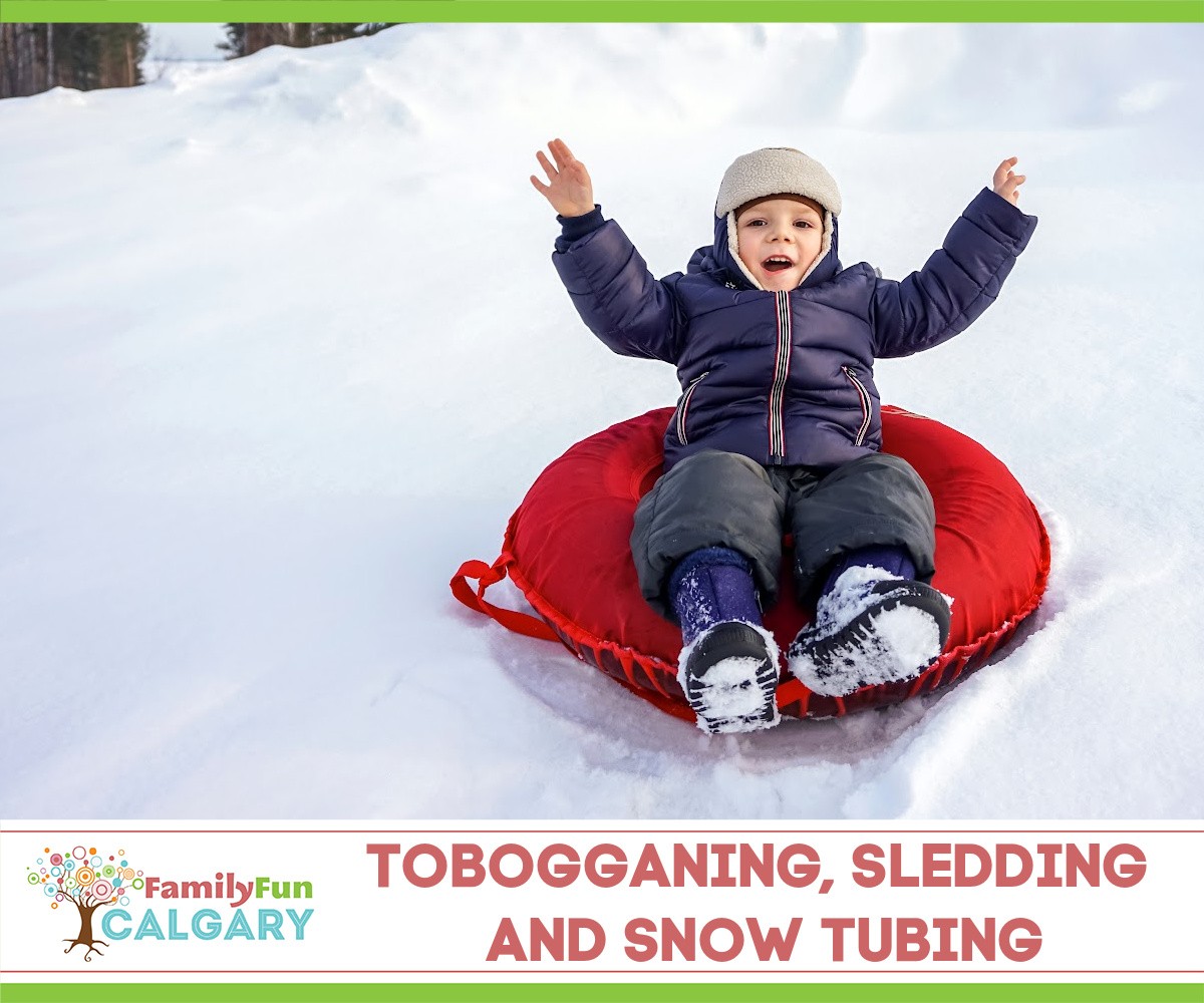 Tobogã, trenó e tubo de neve (Family Fun Calgary)