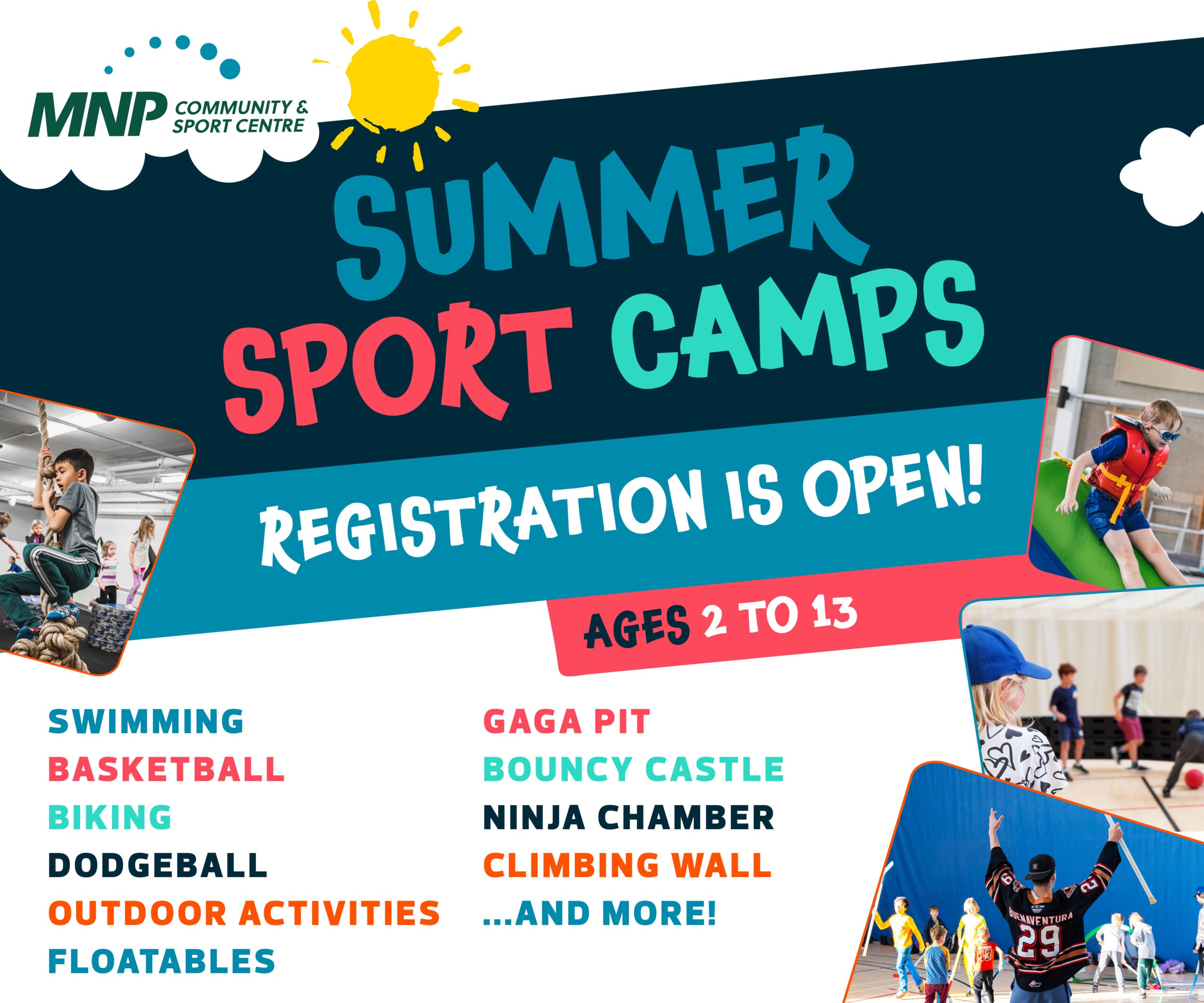Sommercamps des MNP Sportzentrums (Familienspaß Calgary)