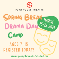 Campamentos de vacaciones de primavera de Pumphouse Theatre (Diversión familiar en Calgary)