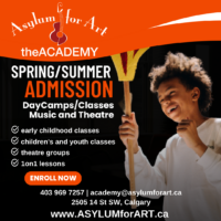 Asylum for Art Spring Lessons (Family Fun Calgary)