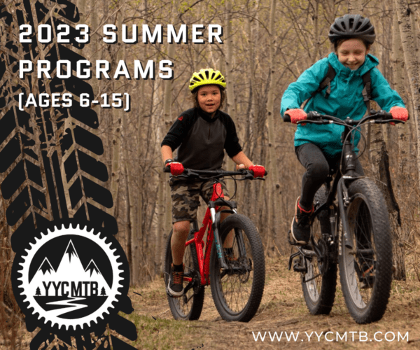 Acampamentos de verão YYCMTB (diversão em família em Calgary)