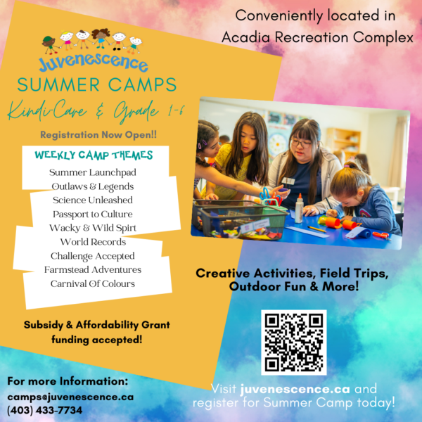 Juvenescence Summer Camps (Family Fun Calgary)