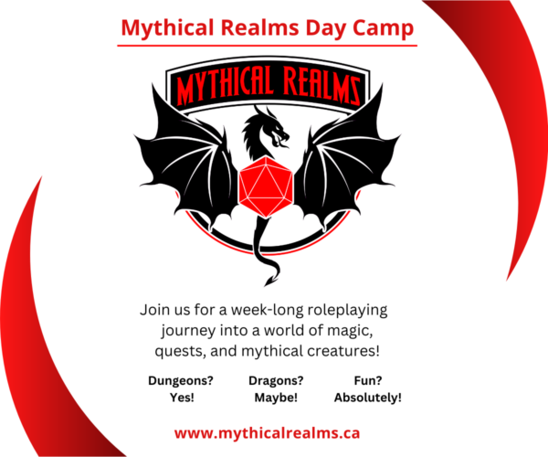 Mythical Realms サマーデイキャンプ (家族で楽しめるカルガリー)