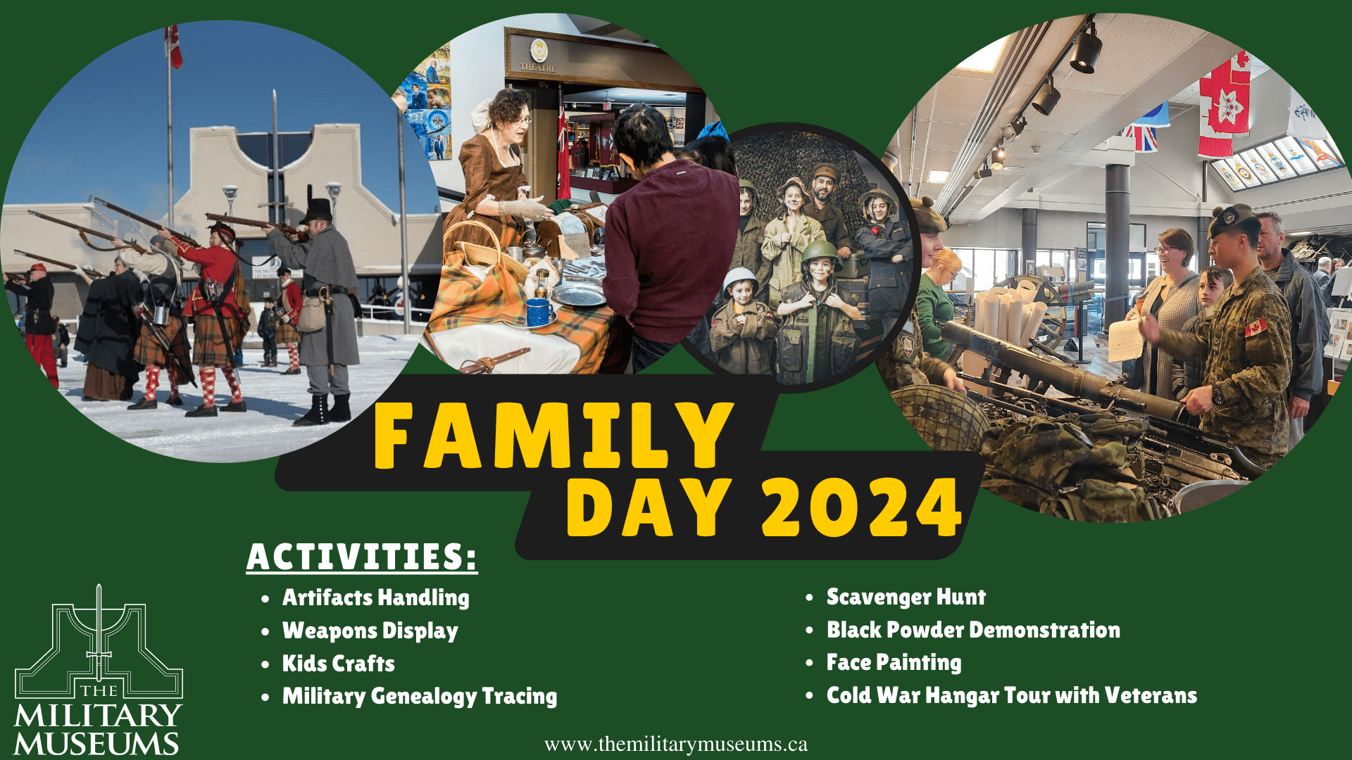 Journée familiale des musées militaires (Family Fun Calgary)