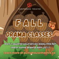 Pumphouse Theatre Fall Programs (Family Fun Calgary)